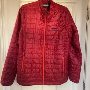 Patagonia Nano Puff jacket in fuschia